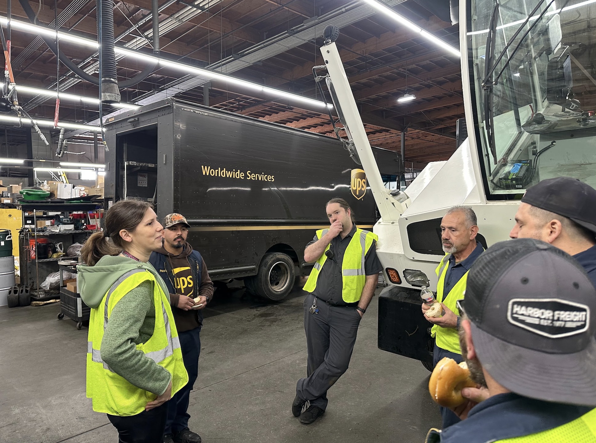 Teamsters Local 481 members in action